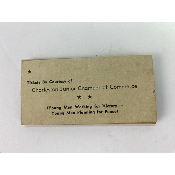 VTG WWII 1944 TICKETS & STUBS DAY AFTER PEARL HARBOR WAR BOND SALE EVENT WW2 WV - Picture 7 of 8